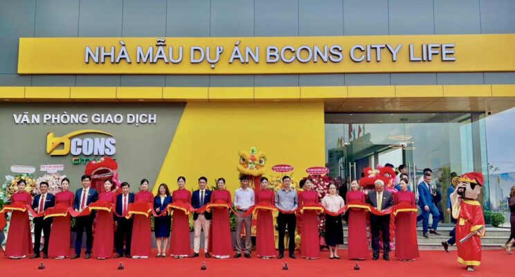 khai trương nhà mẫu bcons city life